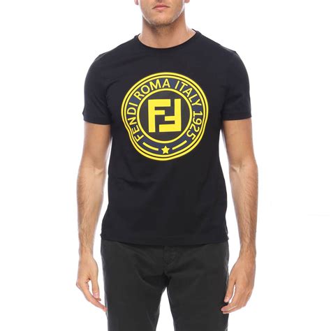 fendi shirt zwart|fendi t shirts men's.